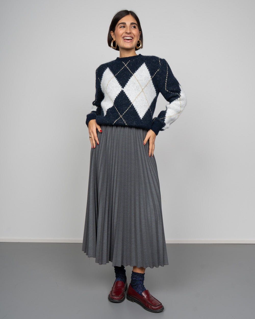 MAGLIONCINO NEVE BLU