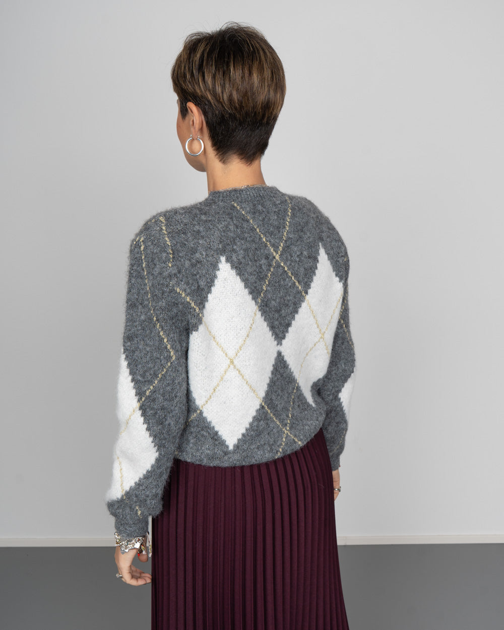 MAGLIONCINO NEVE GRIGIO