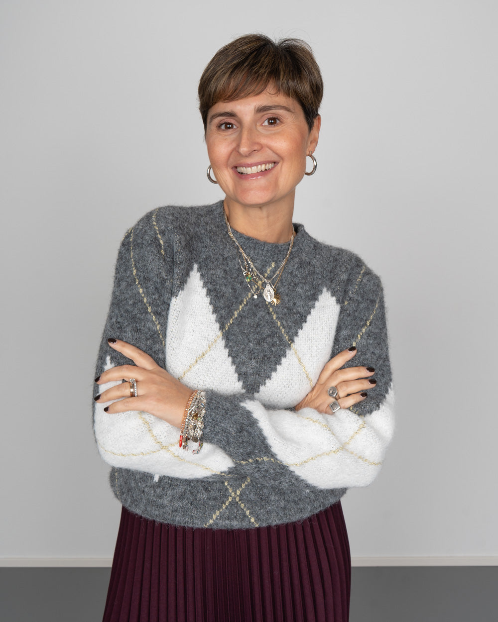 MAGLIONCINO NEVE GRIGIO