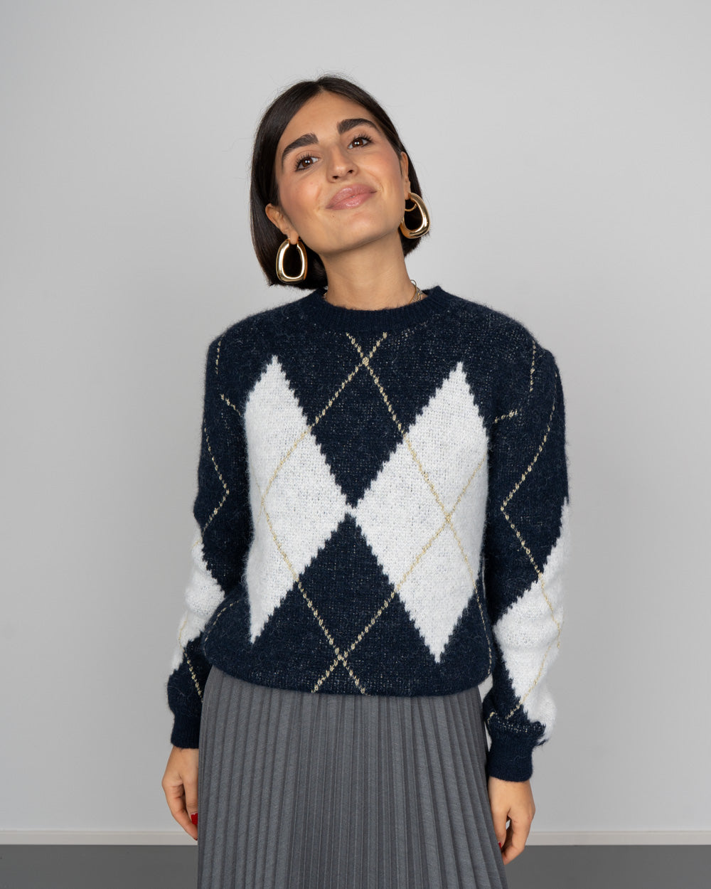 MAGLIONCINO NEVE BLU