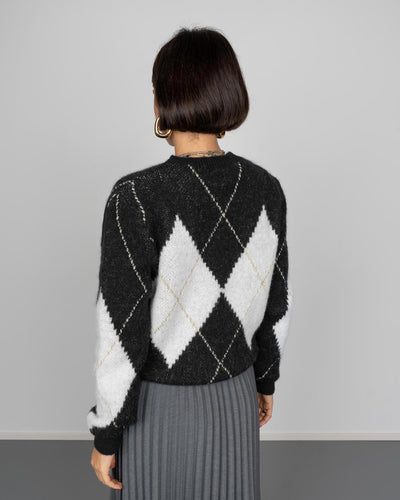 MAGLIONCINO NEVE NERO