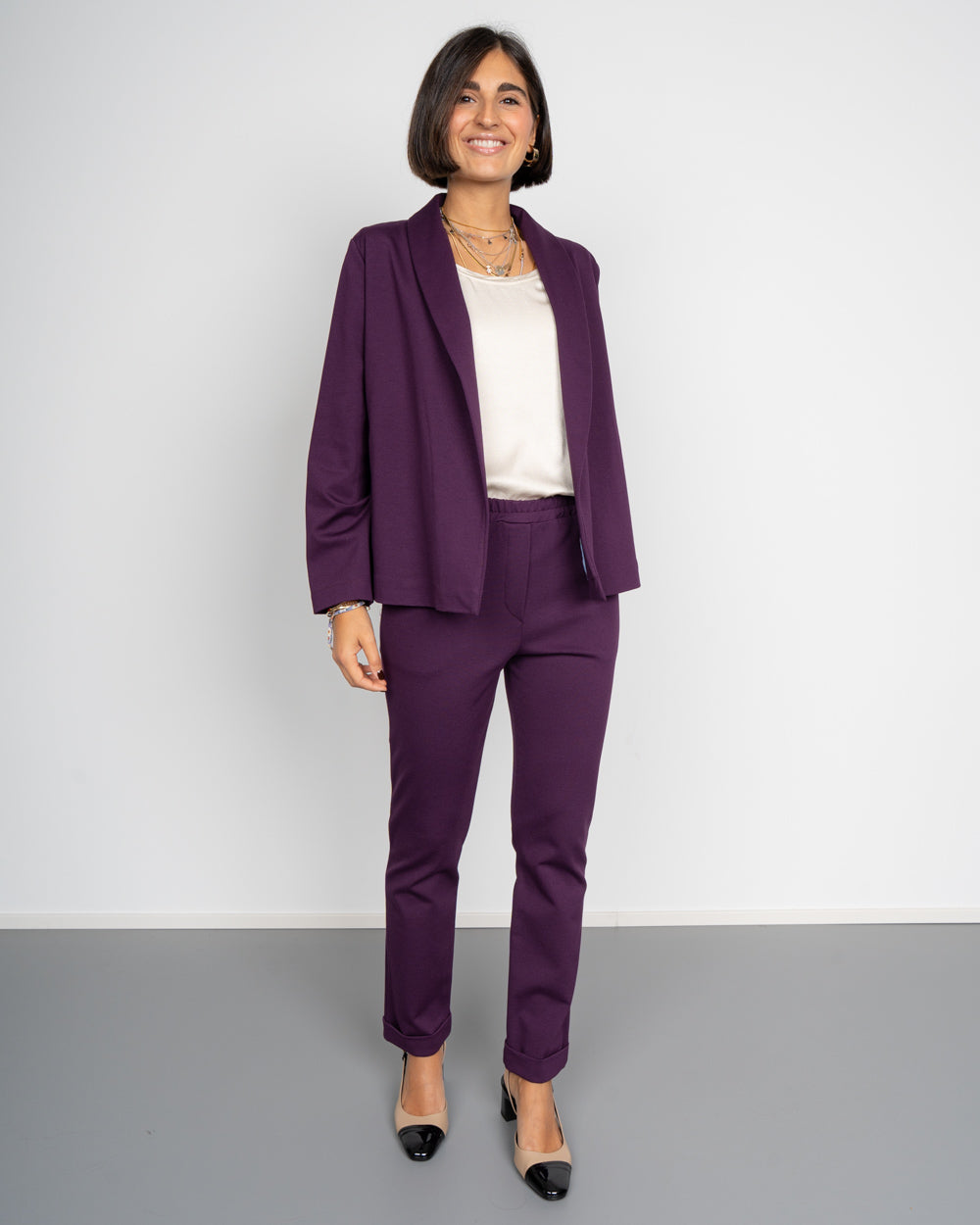 PANTALONE DALILA MELANZANA