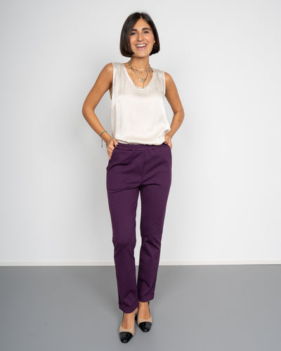 PANTALONE DALILA MELANZANA