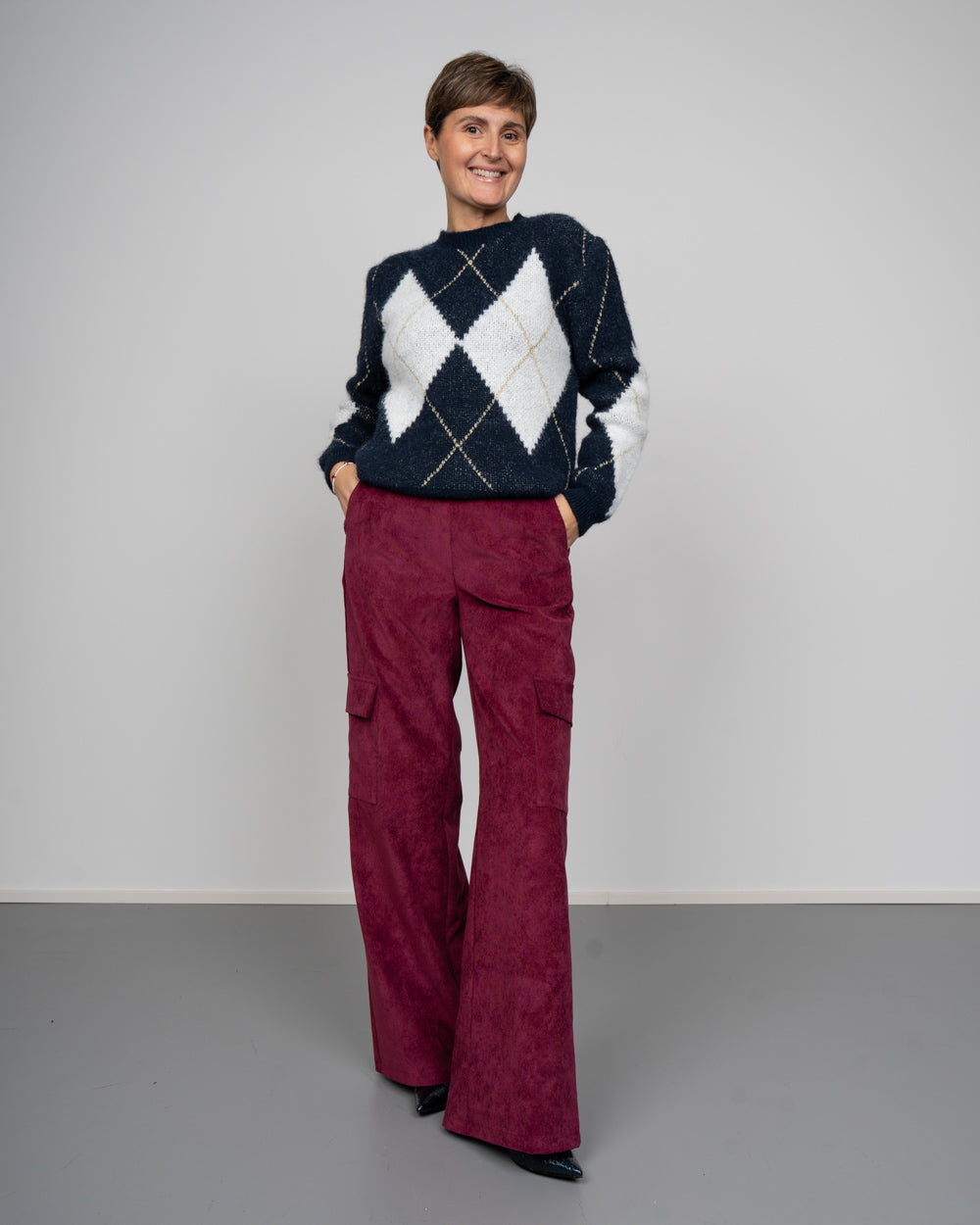 PANTALONE NOEL BORDEAUX