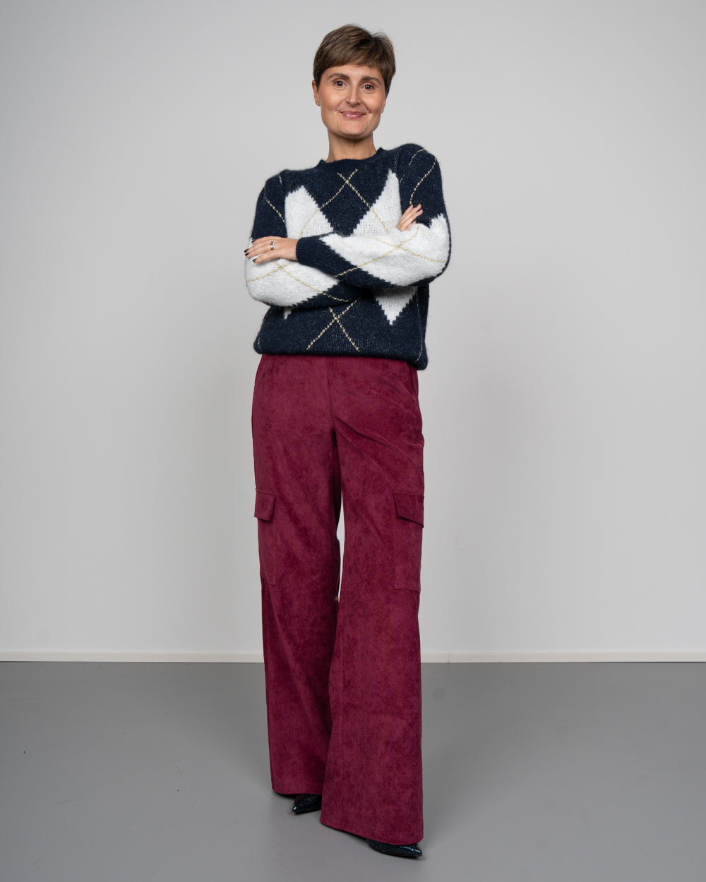 PANTALONE NOEL BORDEAUX