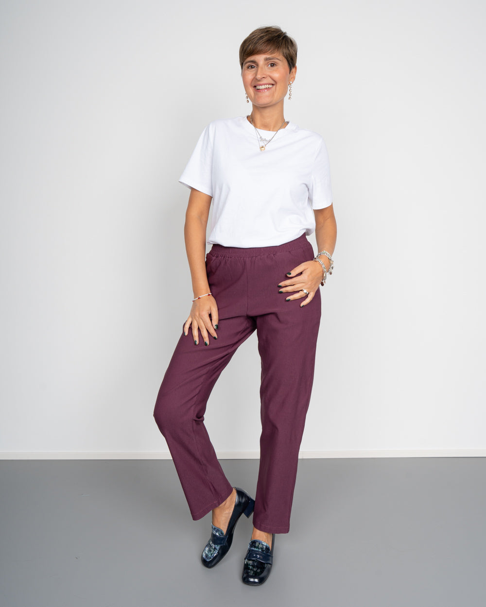 PANTALONE CHANDRA MELANZANA