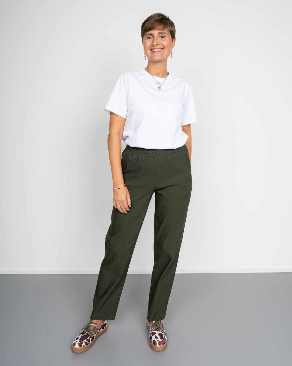 PANTALONE CHANDRA VERDE MILITARE