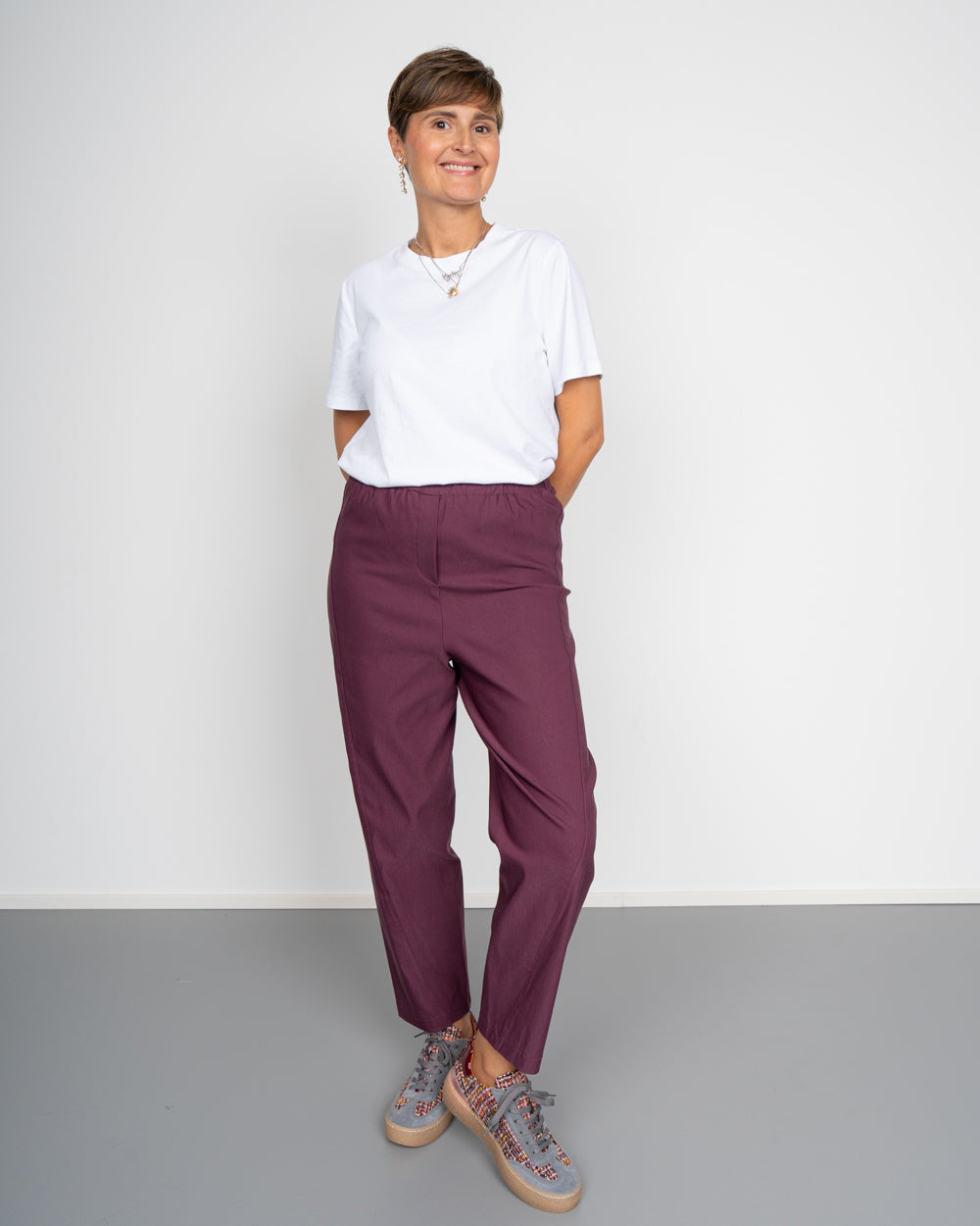 PANTALONE CELINE MELANZANA