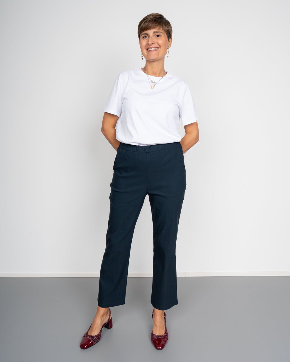 PANTALONE CHANTAL BLU