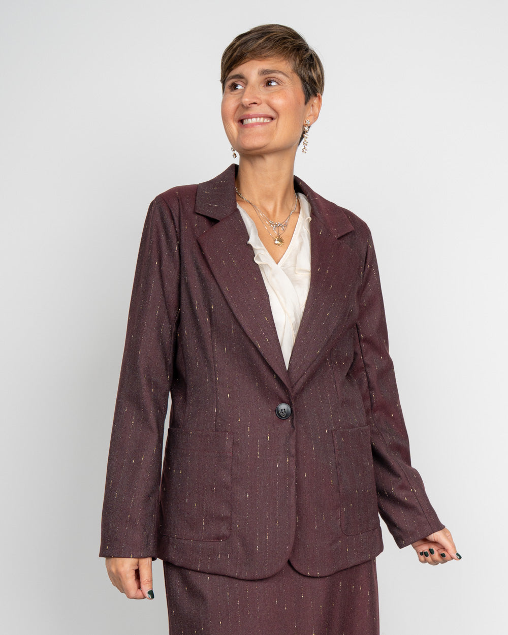 GIACCA GRETA BORDEAUX