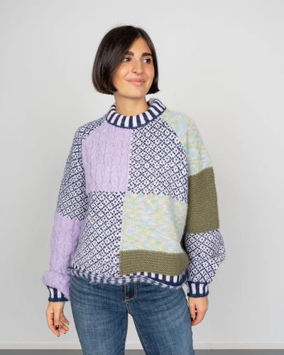 MAGLIONE REMIX MULTICOLOR