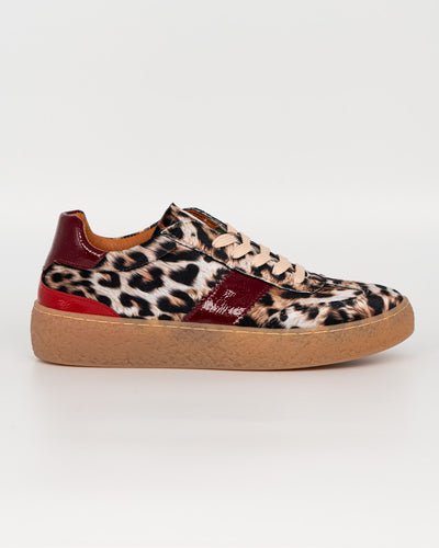 SNEAKER ARABELLA MACULATO/BORDEAUX