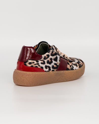 SNEAKER ARABELLA MACULATO/BORDEAUX