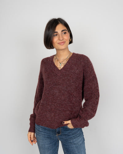 MAGLIONE LAYLA BORDEAUX