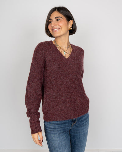 MAGLIONE LAYLA BORDEAUX