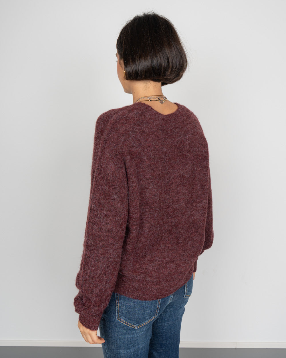MAGLIONE LAYLA BORDEAUX