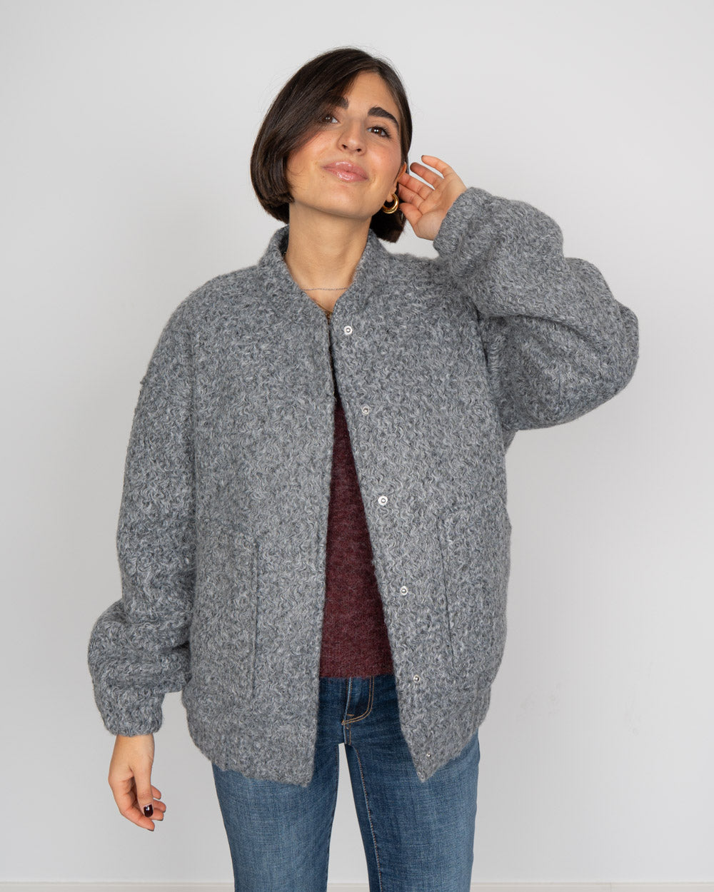 GIUBBINO AMBER GRIGIO