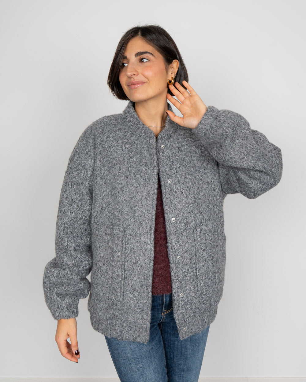 GIUBBINO AMBER GRIGIO