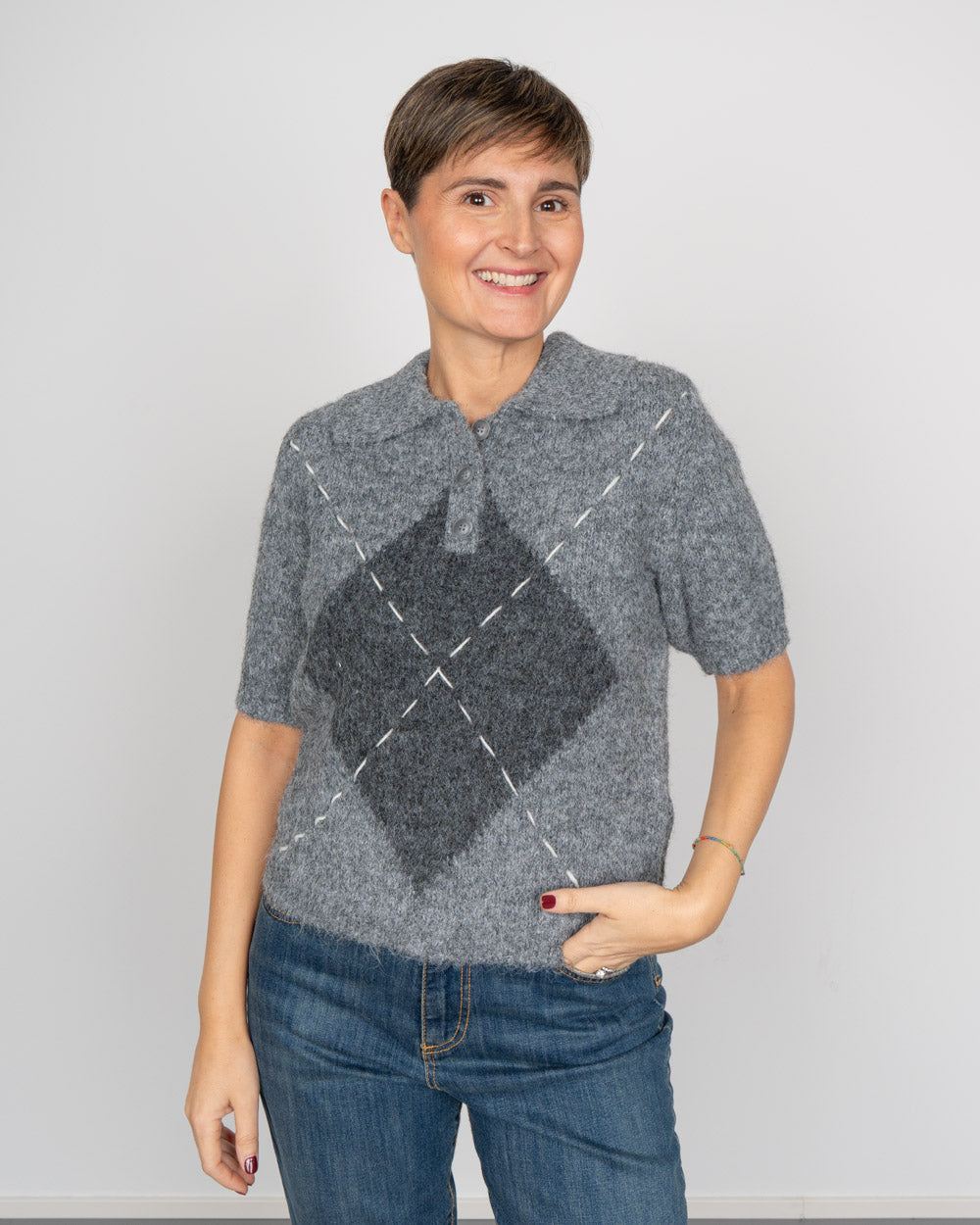 MAGLIONE BLISS GRIGIO MEDIO