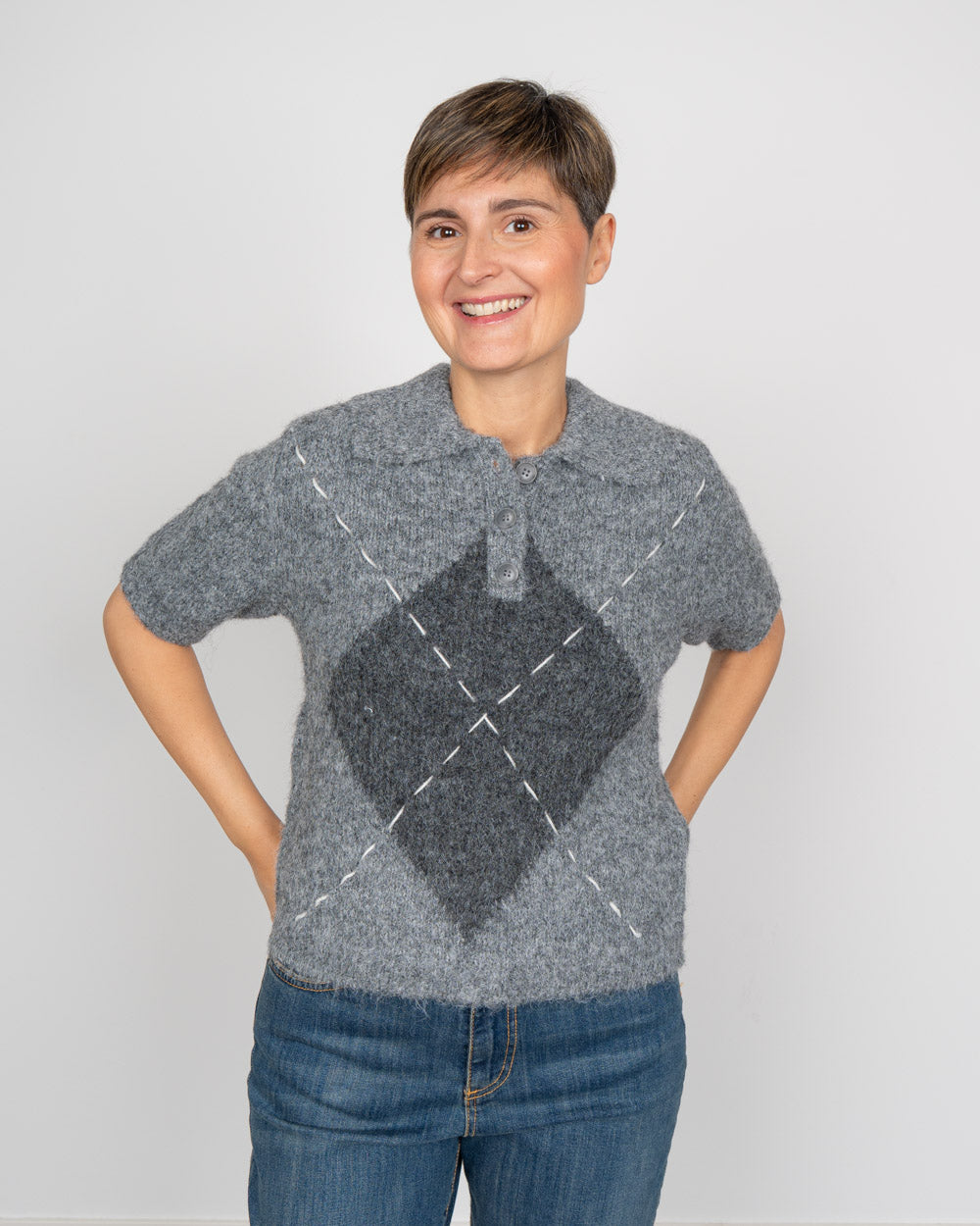 MAGLIONE BLISS GRIGIO MEDIO