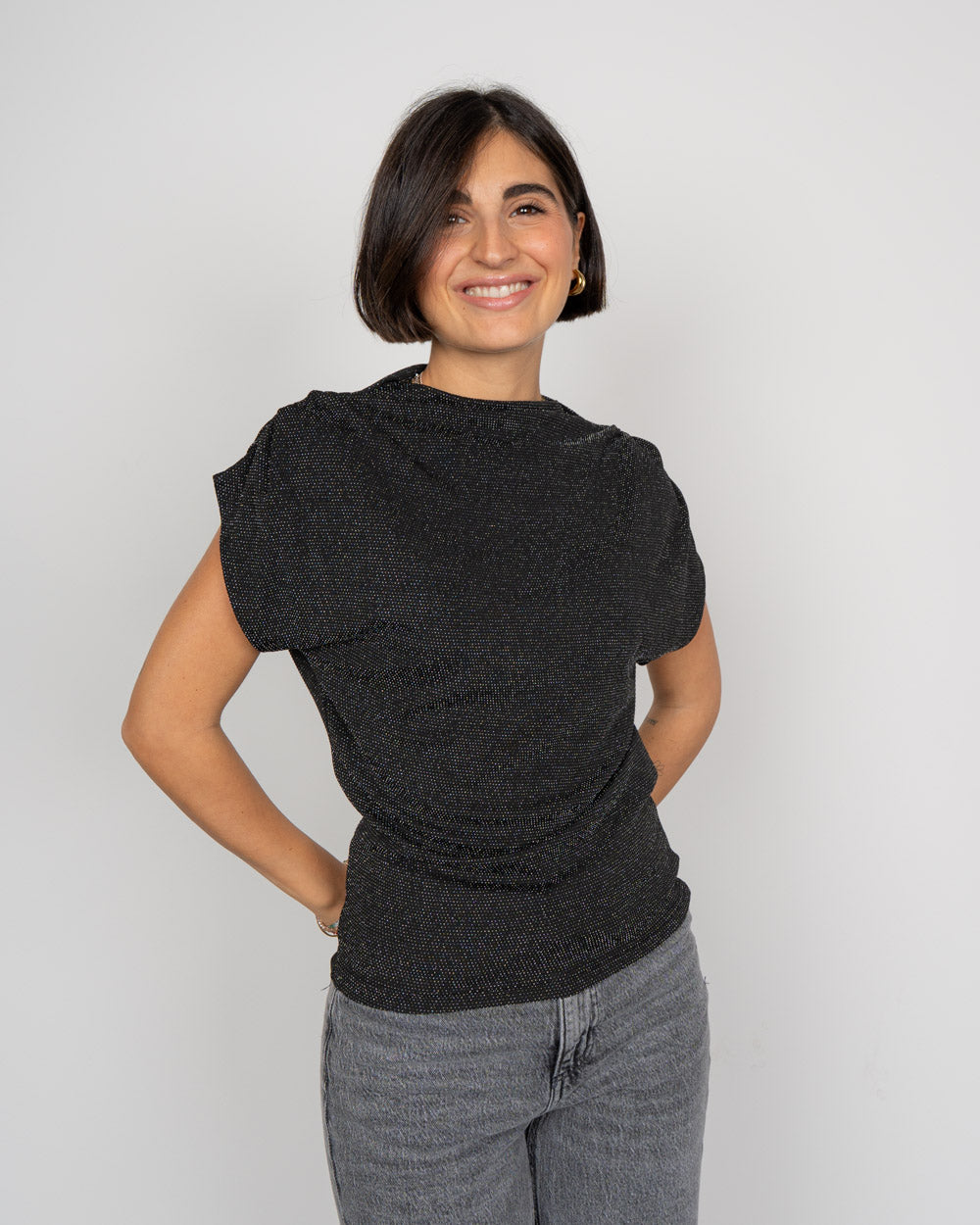 BLUSA VMKANVA LS NERO