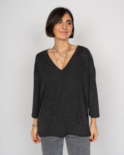 BLUSA KANVA 3/4 NERO