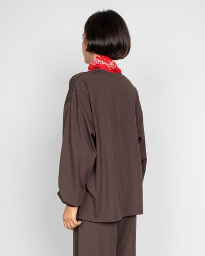 BLUSA EVELYN MARRONE
