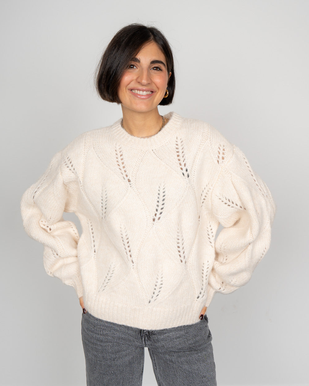 MAGLIONE ZENIA BEIGE