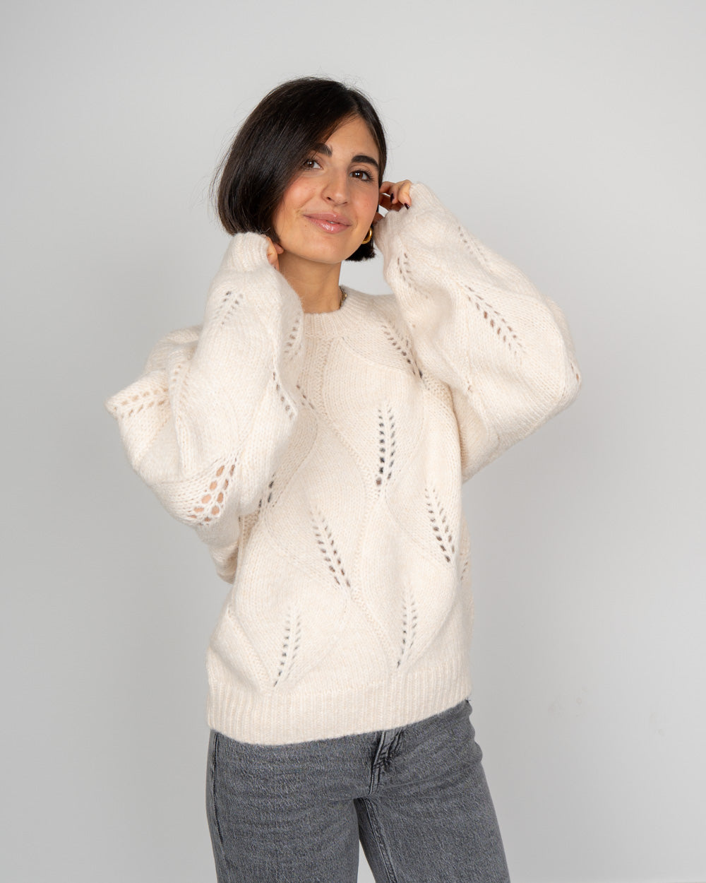 MAGLIONE ZENIA BEIGE