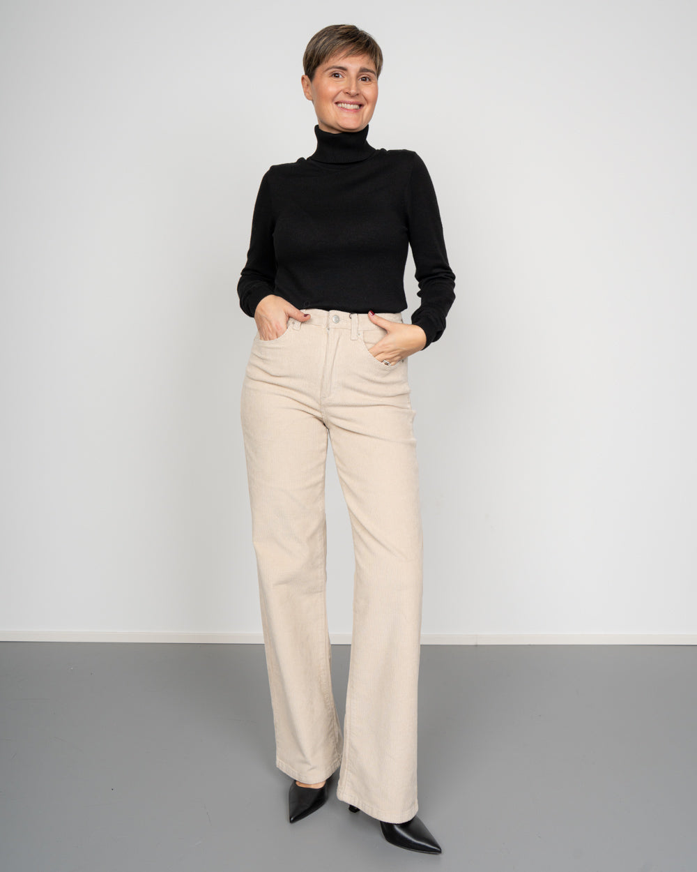 PANTALONE TESSA PANNA