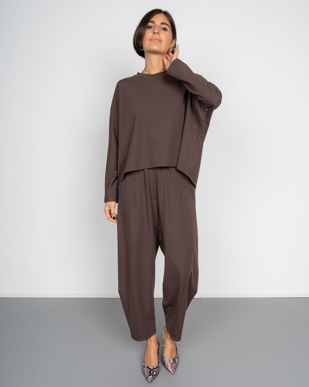 PANTALONE ERICA MARRONE