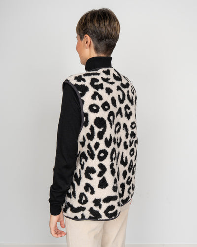 GILET CLEO LEOPARDATO