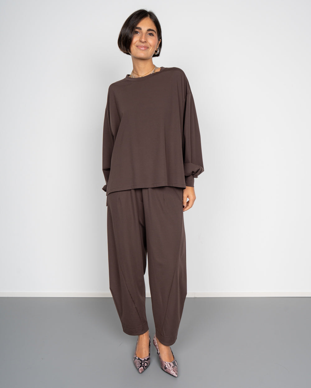 PANTALONE ERICA MARRONE