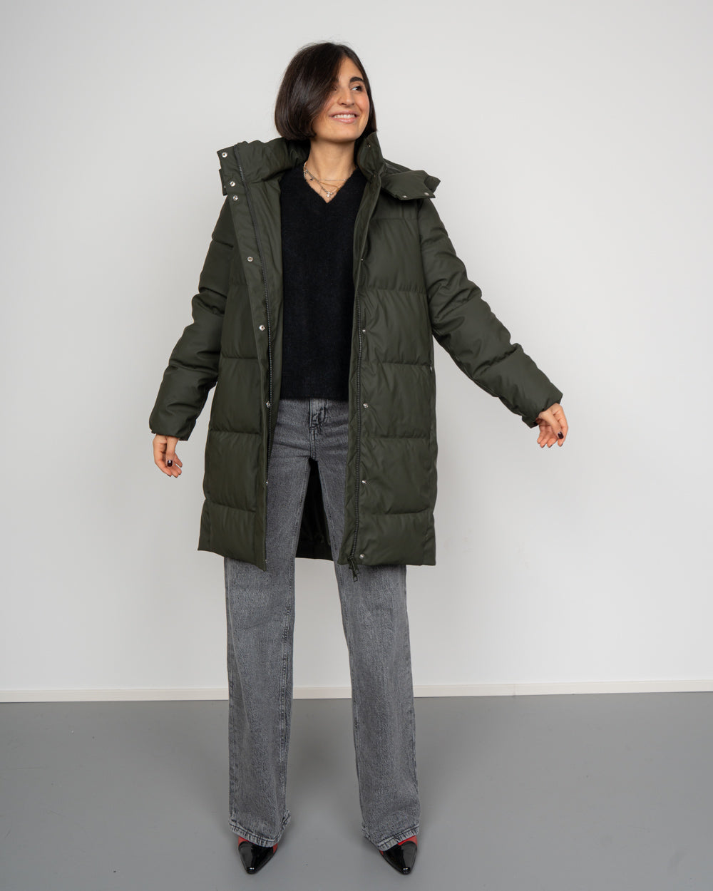 GIUBBOTTO GRETAKAYLIE CO MILITARE