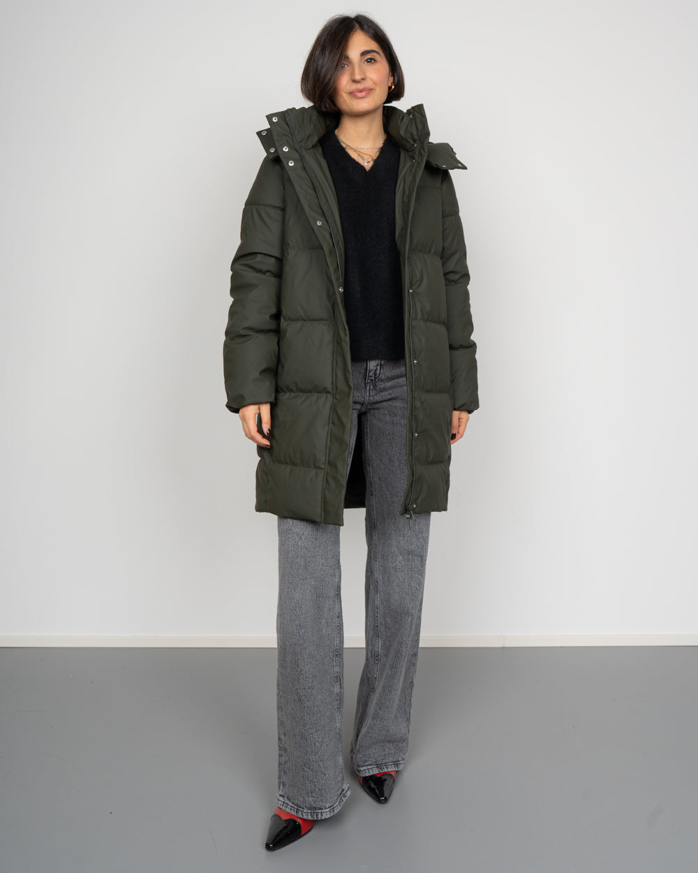 GIUBBOTTO GRETAKAYLIE CO MILITARE