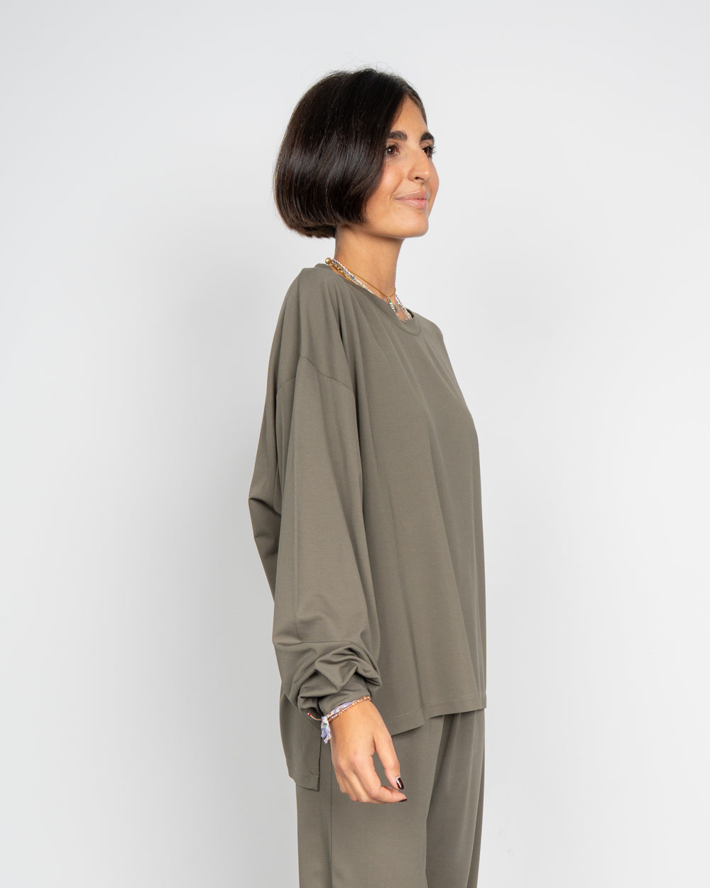 BLUSA EVELYN MILITARE