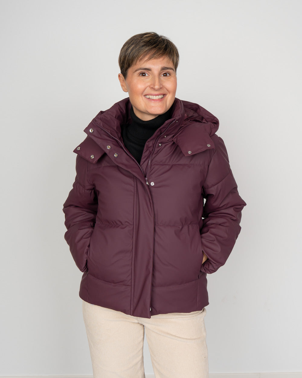 GIUBBOTTO GRETAKAYLIE SH VINO