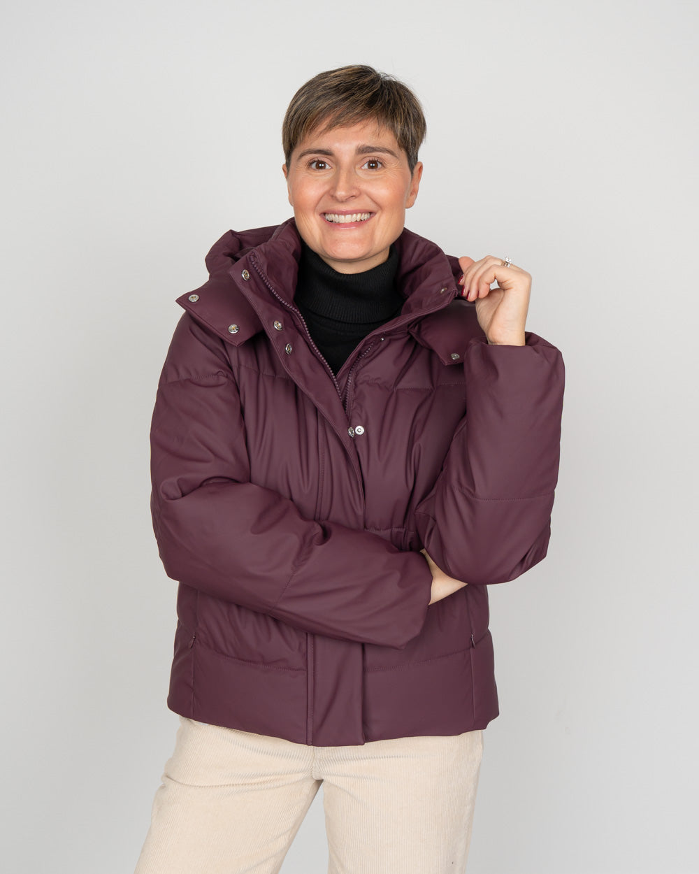 GIUBBOTTO GRETAKAYLIE SH VINO