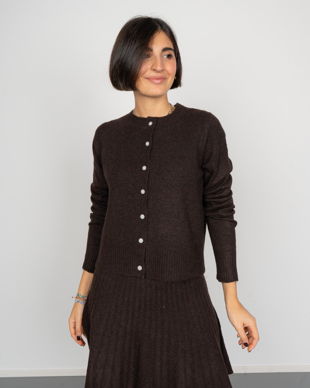 CARDIGAN MACY CIOCCOLATO