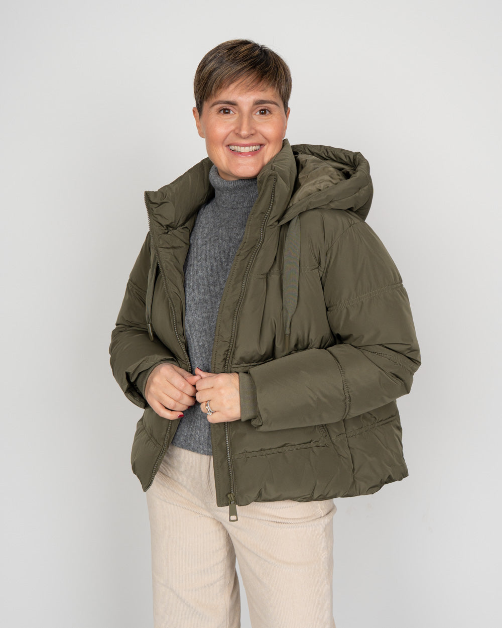 GIUBBOTTO SOPHIE VERDE MILITARE