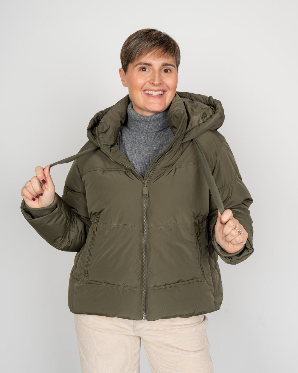 GIUBBOTTO SOPHIE VERDE MILITARE