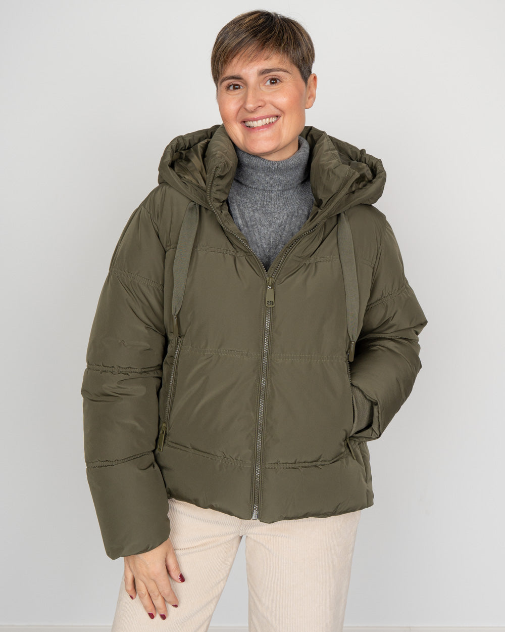 GIUBBOTTO SOPHIE VERDE MILITARE