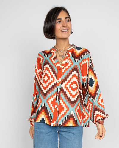 CAMICIA IDA ETNIC