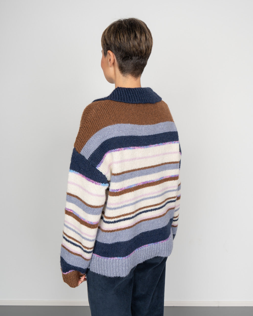 MAGLIONE RYE BLU MULTI