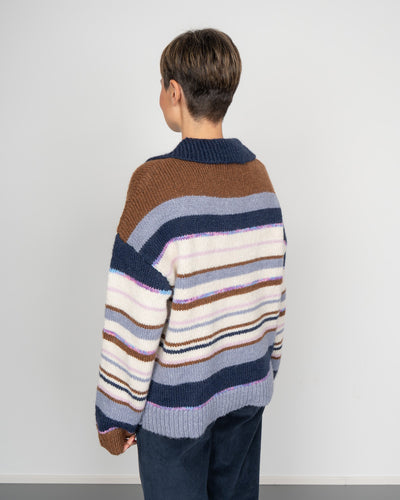 MAGLIONE RYE BLU MULTI