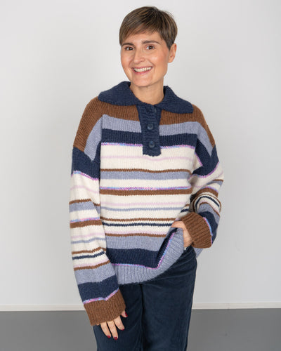 MAGLIONE RYE BLU MULTI