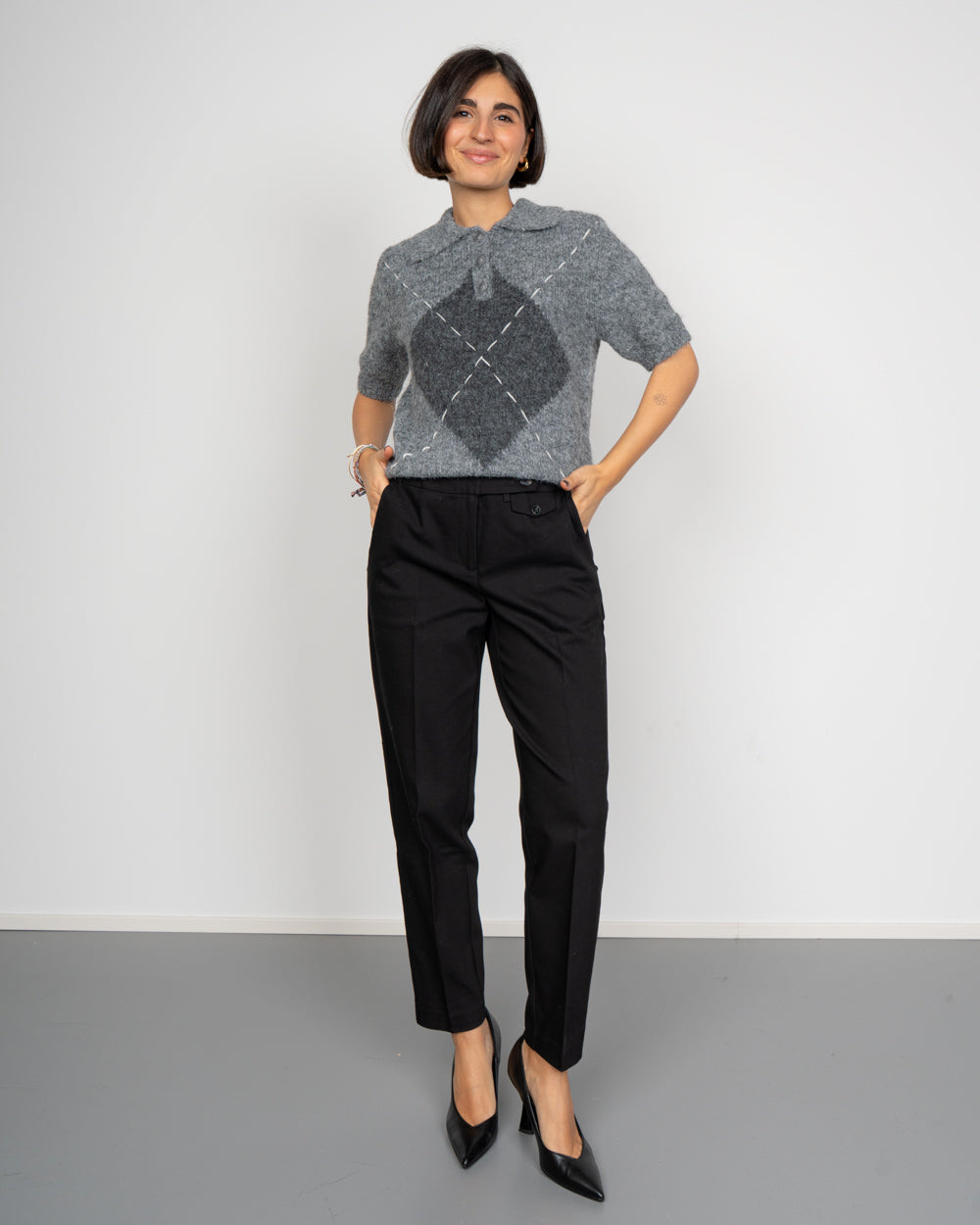 PANTALONE MEGNA NERO