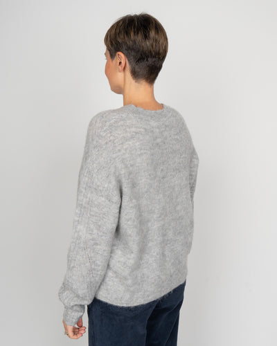 MAGLIONE LAYLA GRIGIO CHIARO