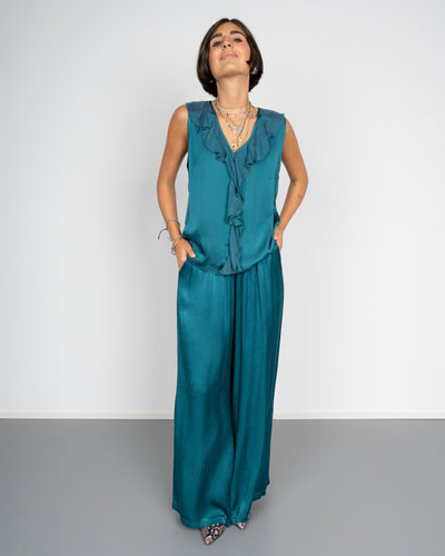 BLUSA CAROL PETROLIO