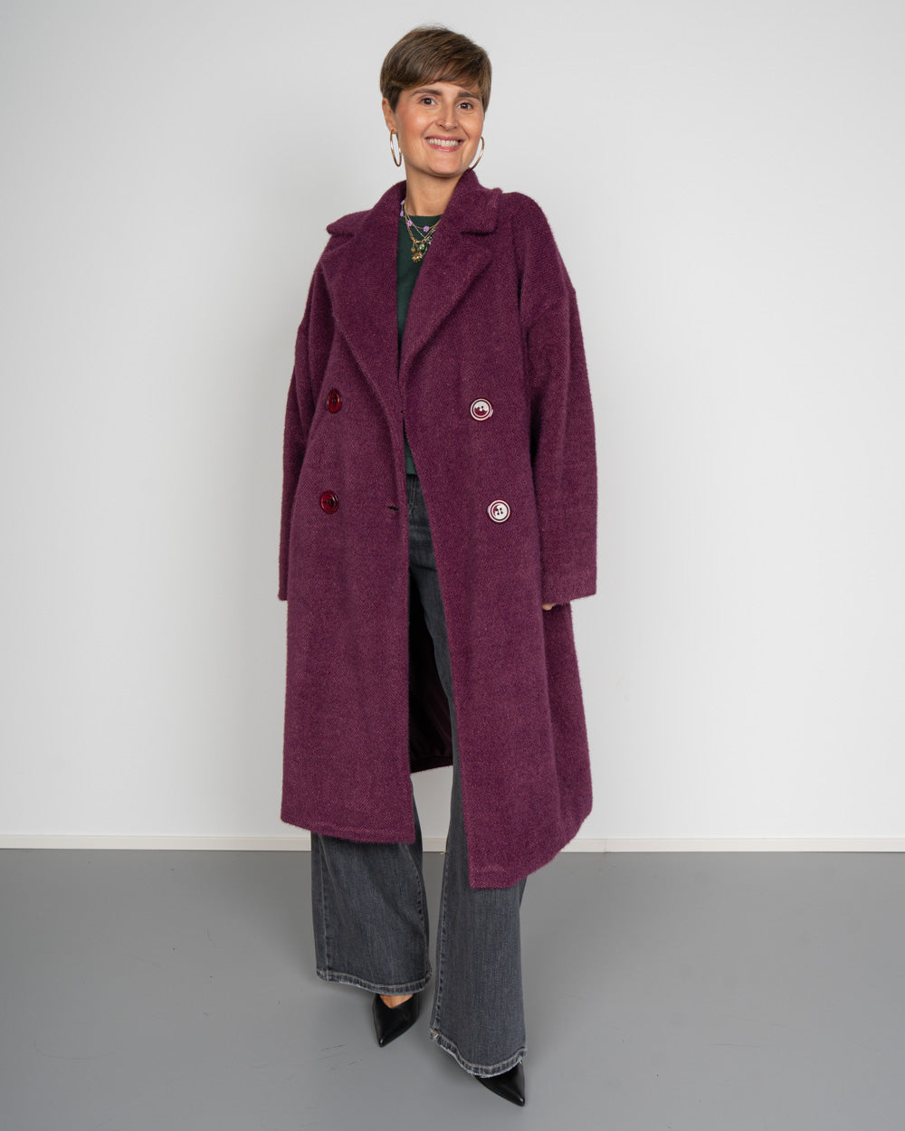 CAPPOTTO SVEVA BORDEAUX